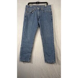 Levi's 505 Jeans Medium Wash Blue Jeans True Size 34/32